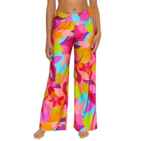 NWT Trina Turk Lilleth Swim Cover up Wide Leg Pants Size S - Picture 1 of 2